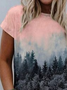 Plants Crew Neck Regular Fit T-shirt