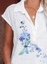 Dragonfly Shirt Collar Vacation Shirt Sleeve T-shirt
