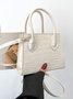 Pu Leather Zipper Women's Bags