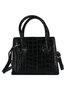 Pu Leather Zipper Women's Bags