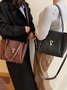 Simple Pu Leather Women's Bags