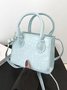 Pu Leather Zipper Women's Bags