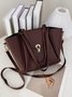 Simple Pu Leather Women's Bags