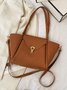 Simple Pu Leather Women's Bags
