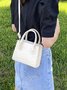 Pu Leather Zipper Women's Bags