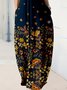 Crew Neck Regular Fit Floral Floral Dress