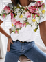 Casual Regular Fit Floral T-shirt