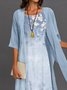 Regular Fit Crew Neck Elegant Polyester Fibre Floral Dress