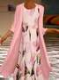Polyester Fibre Floral Dress