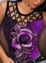 Crew Neck Cotton Regular Fit Casual Tank & Cami