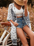 Vacation Tribal Loosen Cardigans