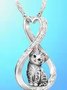 Alloy Rhinestone Necklace