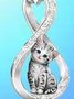 Alloy Rhinestone Necklace