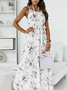 Regular Fit Floral Vacation Dress