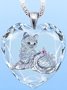 Heart Crystal Necklace