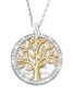 Rhinestone Tree Of Life Necklace