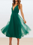 Party Spaghetti Regular Fit Summer Dress
