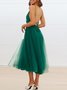 Party Spaghetti Regular Fit Summer Dress