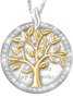 Rhinestone Tree Of Life Necklace