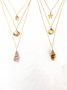 Bohemian Seaside Resort Conch Tower Necklace