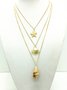 Bohemian Seaside Resort Conch Tower Necklace