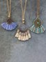 Ethnic Handwoven Tassel Necklace