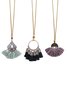 Ethnic Handwoven Tassel Necklace