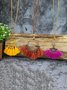 Ethnic Handwoven Tassel Necklace