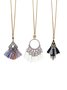 Ethnic Handwoven Tassel Necklace