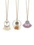 Ethnic Handwoven Tassel Necklace