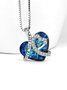 Heart Of The Ocean Crystal Necklace