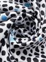 Casual Loosen Crew Neck Polyester Fibre Boho Dress