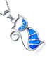 Opal Alloy Necklace
