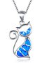 Opal Alloy Necklace