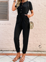 Crew Neck Jumpsuits＆rompers