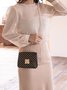 Pu Leather Simple Women's Bags