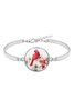 Red Bird Jewel Necklace Earring Bracelet Set