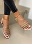 Pu Leather Sandals
