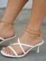 Pu Leather Spring Sandals