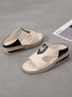 Pu Leather Wedge Heel Women Shoes>>Women's Shoes>>Women Sandals Slippers