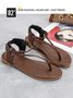 Pu Leather Sandals