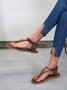 Pu Leather Sandals