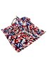 July 4Th American Flag Print Soft Silk Scarf Square Satin Cloth