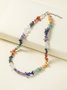 Ethnic Style Natural Crystal Color Versatile Necklace