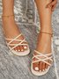 Pu Leather Sandals