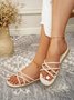 Pu Leather Sandals