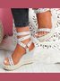 Fall Pu Leather Sandals