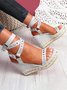 Fall Pu Leather Sandals