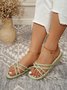 Pu Leather Sandals