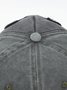 Men's Colorblock Washed Distressed Three-Dimensional Embroidered Baseball Cap